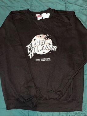 San Antonio Black Crewneck Sweatshirt